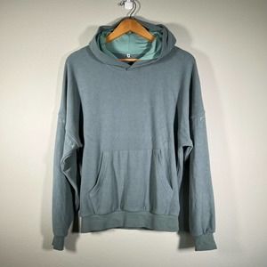 P’tula Mandi II Cozy Soft Pullover Hoodie - Spruce Green/Blue - Small